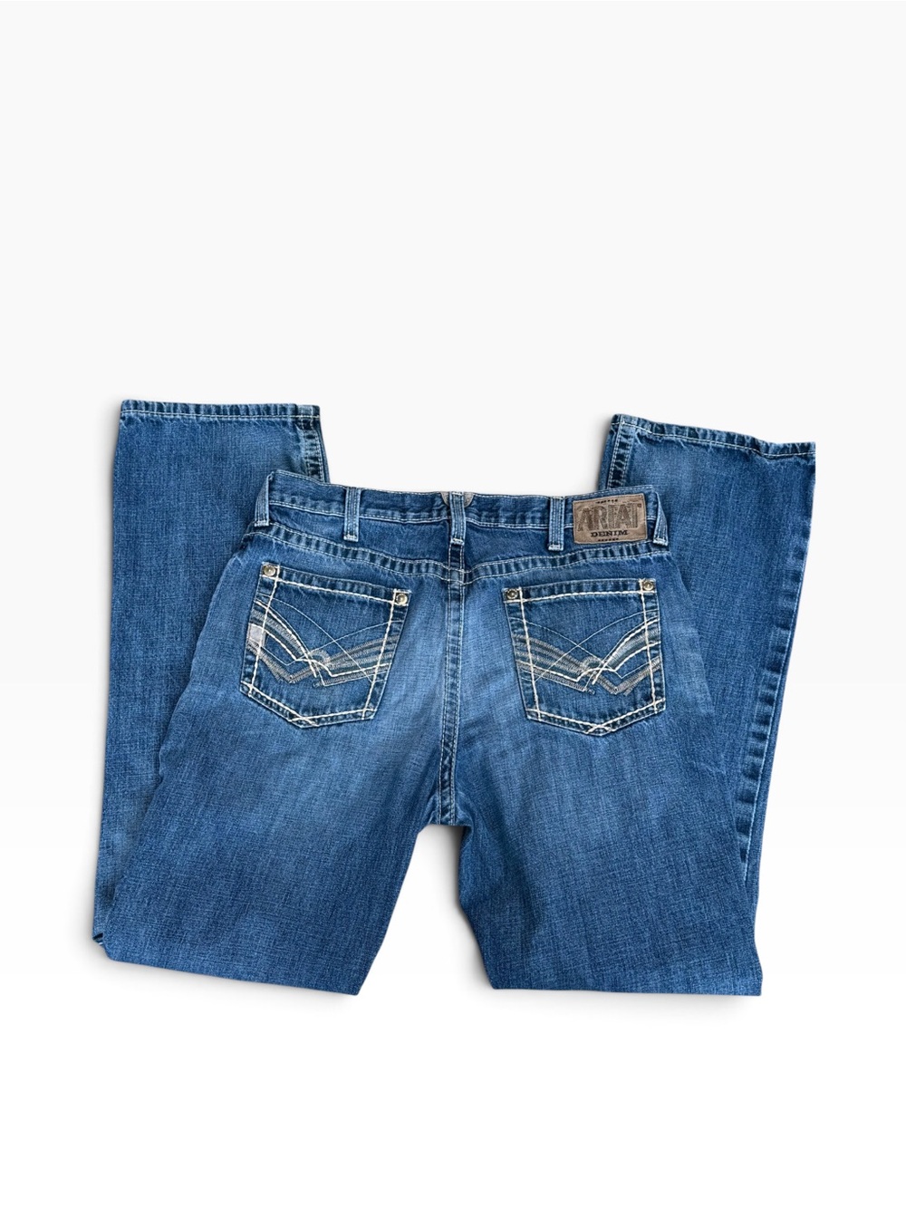 Ariat Low Rise Boot 100% Cotton Denim Jeans Men’s size 36 x 36